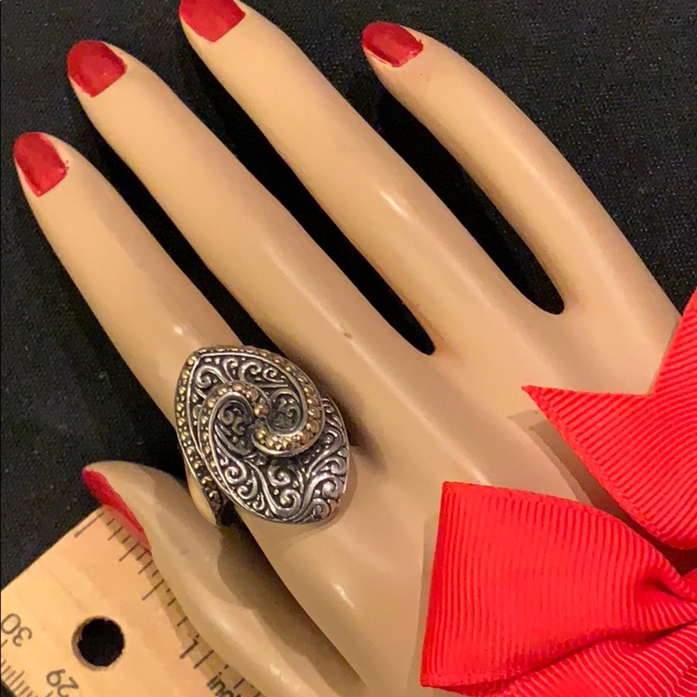 Stunning in 18k and Sterling, artist piece.